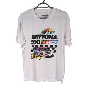 NASCAR Women's Daytona 500 White Short Sleeve‎ Tee Size Large